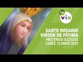 Santo Rosario Virgen de Fátima 📿 Lunes 13 Mayo 2024 Misterios Gozosos - Tele VID