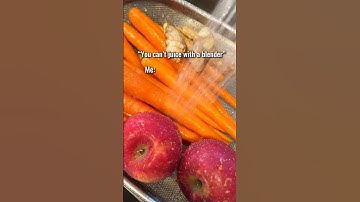 🥕🍎🫚Carrot Apple Ginger Juice ( Blender Method)  #juicing #juicingrecipes #juicingforhealth