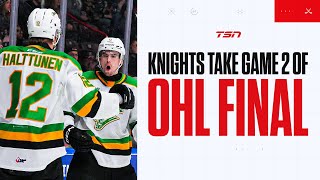 Sharks prospect Halttunen scores hat trick in Game 2 of OHL Final