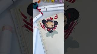 Pucca ❤️ Red Page ✨ #pucca #unicorn #vocal #singer #art #artist #sketch #cover #live #music