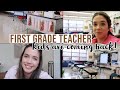 FIRST GRADE TEACHER | HYBRID CLASSROOM SET UP | 2021 | LIFE IN FIRST