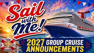 BIG NEWS 🛳️ 2027 Group Cruise Announcements! Don’t Miss This!