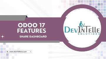 How To Share Dashboard In Odoo | #Odoo17 | #odoo17features