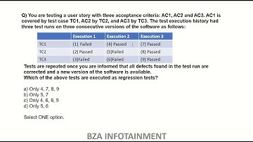 ISTQB Foundation 4.0 Sample Questions | Regression Testing | Testing Certification for beginners