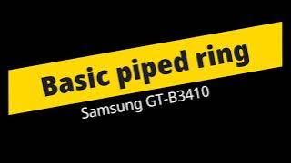 Basic piped ring – Samsung GT-B3410 ringtones
