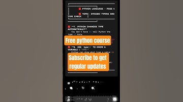 python introduction 4 | Dynamic typing and type check
