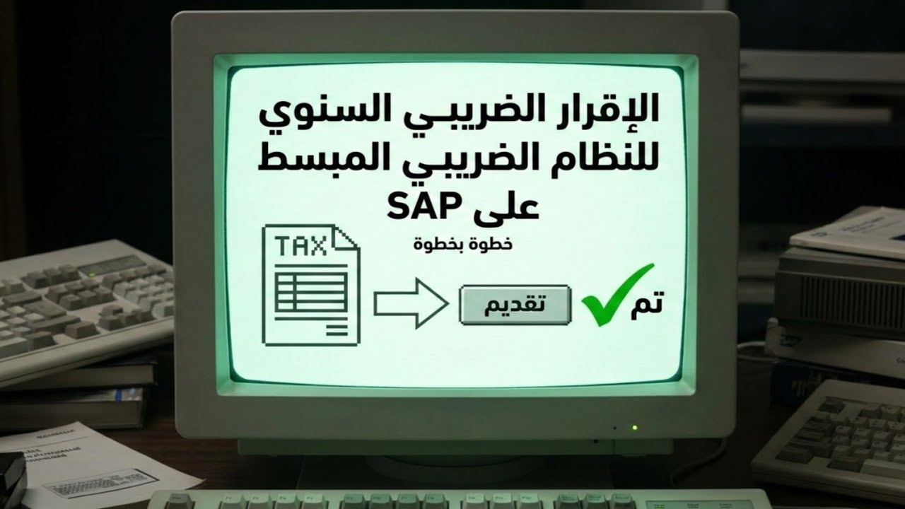 الإقرار الضريبي السنوي بالنظام الضريبي المبسط على SAP