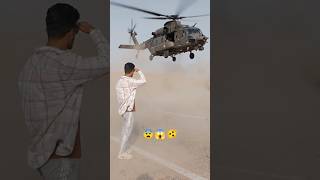 Dhakad Entry! 🚁😱 Ye Helicopter Action Mis Mat Karna! #army #military #police