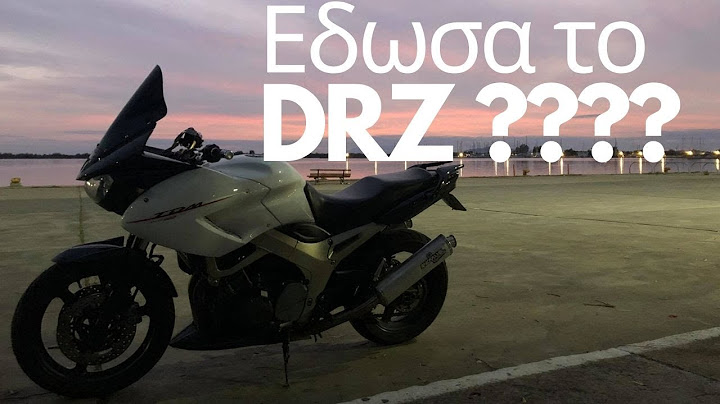 ΈΔΩΣΑ ΤΟ DRZ ????