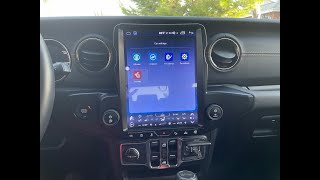 Demo video: Jeep Wrangler 4xe with 12.1 inch Android 10 head unit screenshot 3