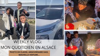 WEEKLY VLOG: MON QUOTIDIEN CHEZ MES PARENTS ( Nouvelle voiture, photo de classe, birthday kais... )