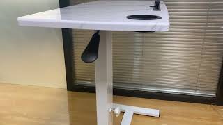 Famous USB Overbed Table&Hospital Bed Table,Bedside Table with Hidden Wheels Net Worth