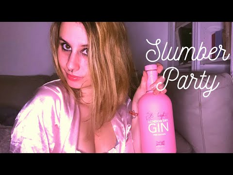 ASMR Roleplay: Sleepover with strange college girl (whisper) SUPER TINGLES