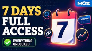 Moz Pro Free Trial 2026 — 7 Days of FULL Access (Step-by-Step Setup)