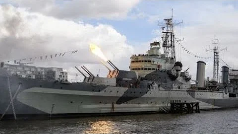 ROYAL NAVY:HMS Belfast  Town-class light cruiser RB ACTION ( WAR THUNDER NAVAL FORCES)
