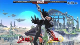 Midwest Mayhem 10 Generation X Loser's Finals: MVG| Salem (Bayonetta) vs. E2C| Tyroy (Bayonetta)