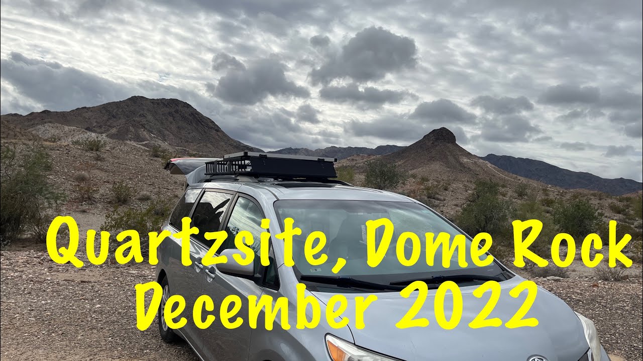 Quartzsite, AZ Dome Rock BLM Campgrounds December 2022