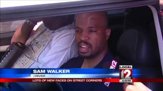 Increase in panhandlers on street corners