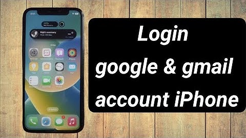 Login gmail on Iphone /google account login to iPhone