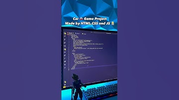 Car Game project made by html css and javascript #js #css #trending #coding #youtubeshorts #shorts