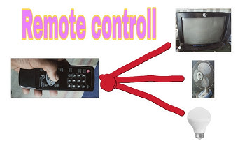 Remote controll tv, fan and lights etc..using cd4017