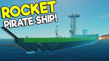 BUILDING A ROCKET PIRATE SHIP TO FIND UTOPIA! - Raft Survival Multiplayer Gameplay - Raft Game