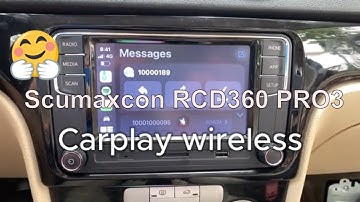 Supercharge Your VW  Car with SCUMAXCON RCD360 PRO3 Wireless carplay Andorid auto