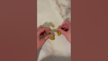 Squid Game Heart Polymer Clay dalgona cookie #shorts #squidgamedalgona #polymerclay