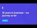 18 Years of Entrepreneurship - Our Journey