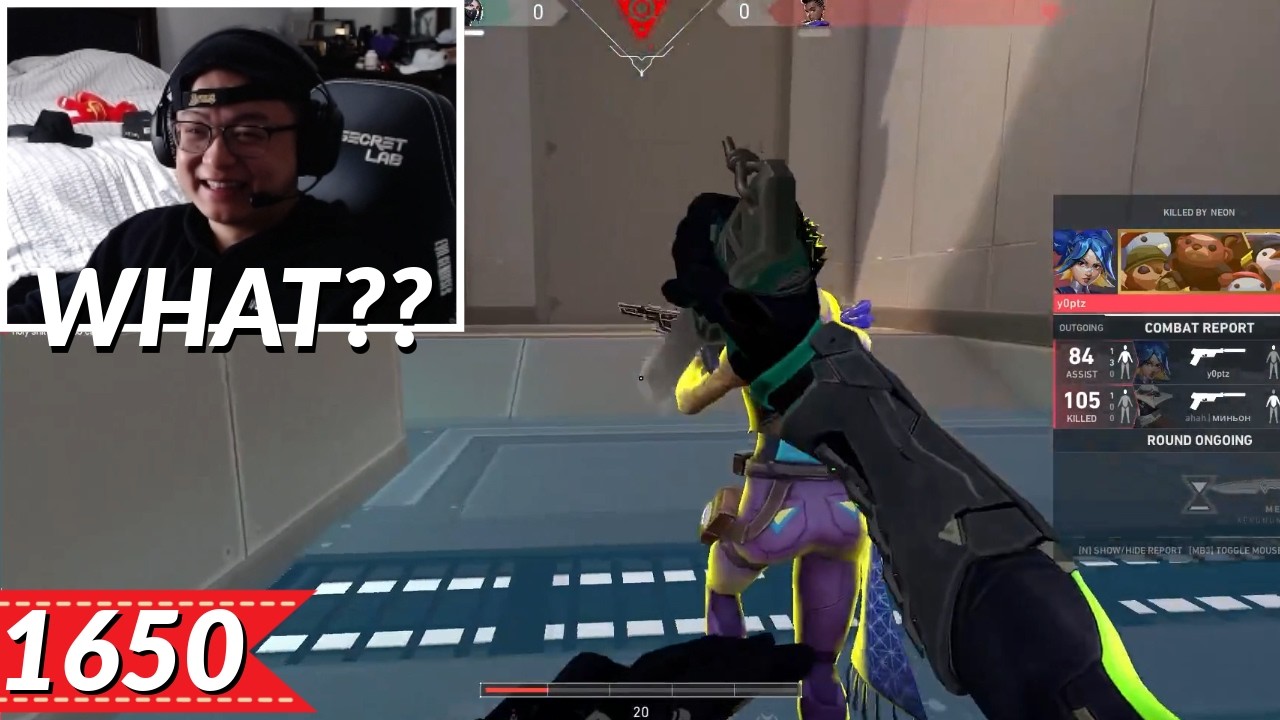 Streamer Runs Into a Cheater in 2v2 Skirmish | Most Watched VALORANT Clips Today V1650