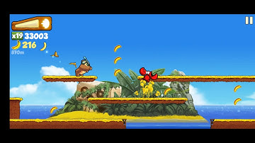 Banana Kong - Break 2 coconuts with the powerdash