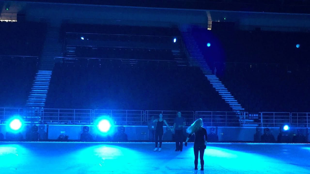 Tessa Virtue & Scott Moir - AOI 2014 practice in Beijing (part 3)