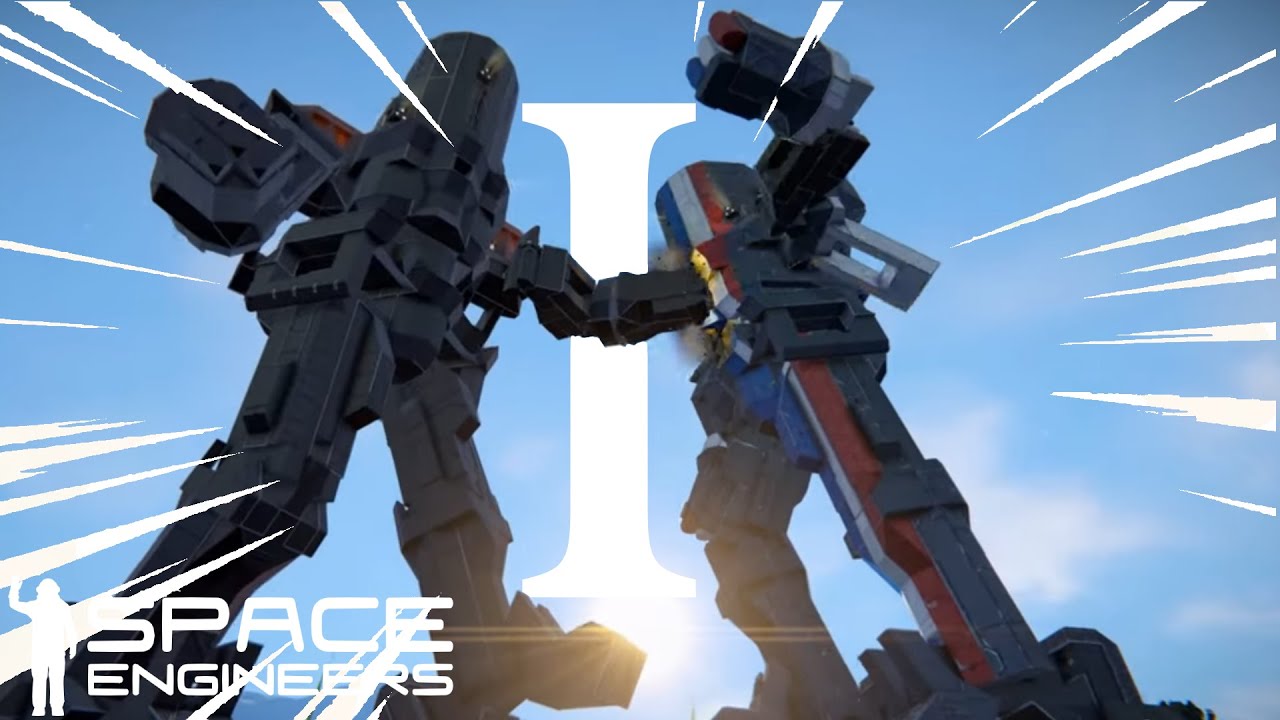 Space Engineers Mech Fighting Mayhem - YouTube