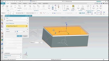 How to Create Chamfer Programming in NX CAM.
