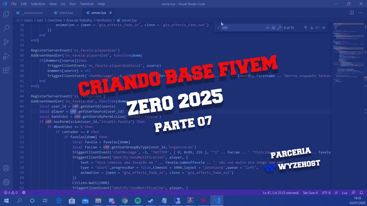 Criando Base FiveM do Zero 2025 #07