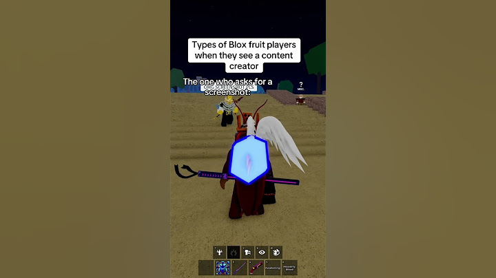 Types of Blox Fruits players when they see a content creator