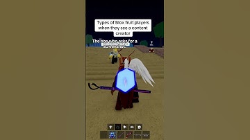 Types of Blox Fruits players when they see a content creator