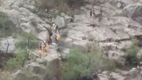 RAW VIDEO: Flash flood rescue at swimming hole near Payson, courtesy of Mindy Russell