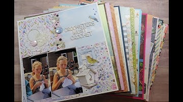 Layout Share 7-30-22, Scrapbook Layout Pages