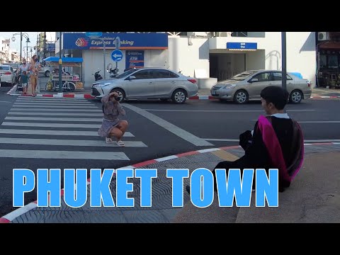 【4k 60fps】Phuket Town Walking, Phuket Old Town Street View Now Today