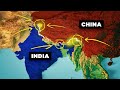 How geography is pushing india  china to war