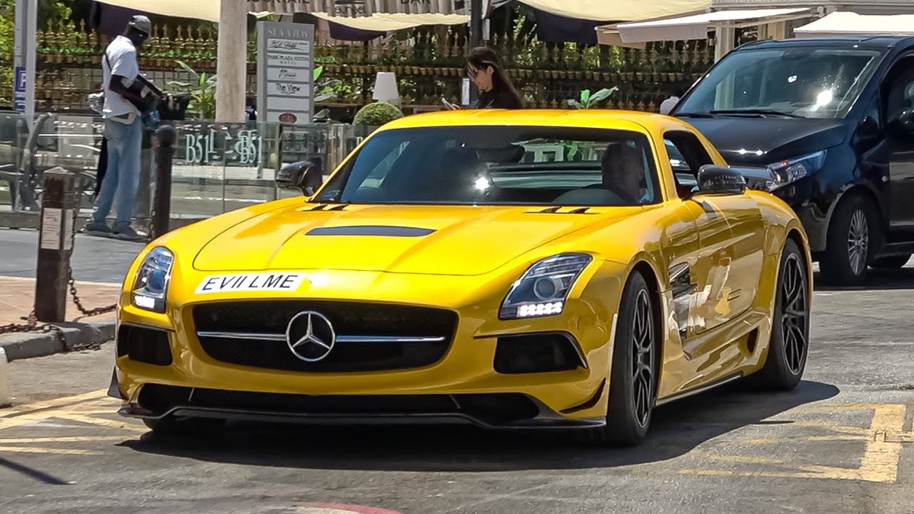 SUPERCARS in PUERTO BANUS 2022 -29- ( SLS AMG Black Series, SF90 Stradale, Urus Mansory Venatus...)