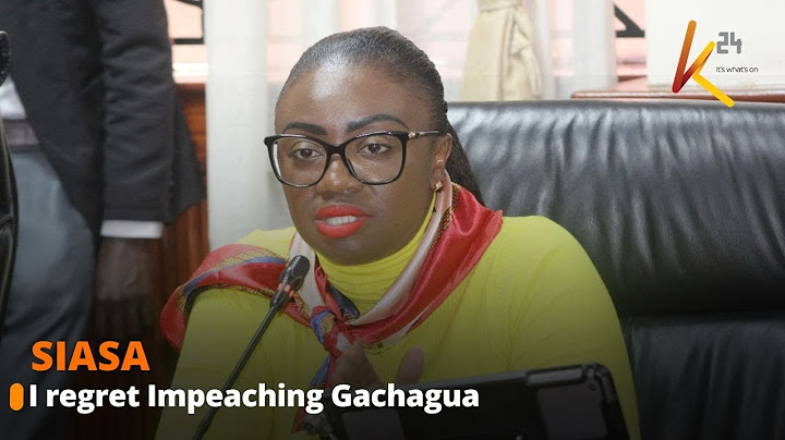 ORWOBA: I regret Impeaching Gachagua