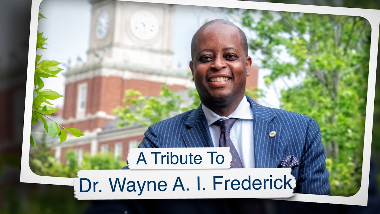 The Wayne A. I. Frederick Library A Tribute To Dr. Wayne A. I. Frederick - YouTube