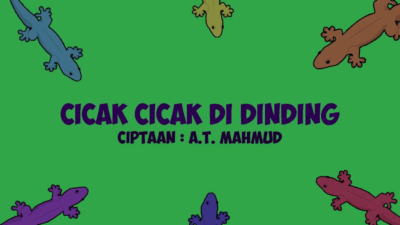 Cicak Cicak di Dinding - Lagu Anak (Nursery Rhymes - Kids Song) - YouTube