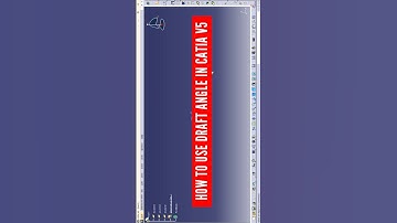 How to use draft angle command in catia v5 | catia v5 draft angle | catia v5 tutorial