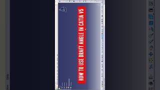 How to use draft angle command in catia v5 | catia v5 draft angle | catia v5 tutorial