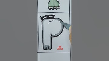 How to draw ALPHABET LORE P but Everyone is H #shorts#shortsfeed#alphabetlore