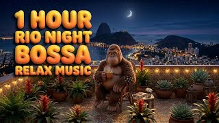 RIO NIGHT BOSSA 🌙 Warm Jazz & Ocean Waves for Deep Study, Focus & Relaxation screenshot 5