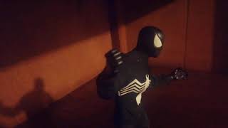 Black/symbiote suit spiderman